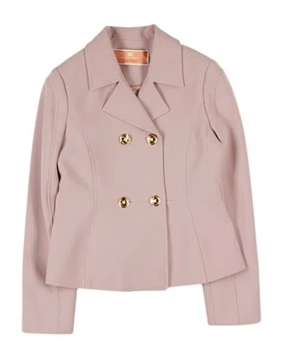 Elisabetta Franchi Babies'  Toddler Girl Blazer Light Brown Size 6 Polyester, Elastane In Beige