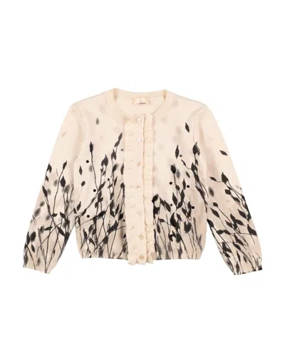 Elisabetta Franchi Babies'  Cardigans In Beige