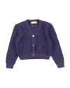 Elisabetta Franchi Babies'  Toddler Girl Cardigan Purple Size 3 Polyamide