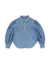 Elisabetta Franchi Toddler Girl Denim Shirt Blue Size 6 Cotton In Blue
