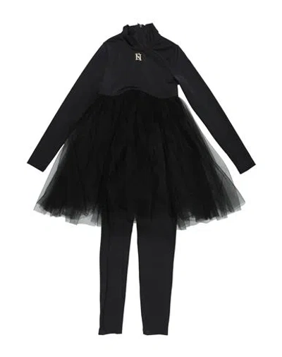 Elisabetta Franchi Babies'  Toddler Girl Jumpsuit Black Size 4 Polyamide, Elastane