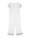 Elisabetta Franchi Babies'  Toddler Girl Jumpsuit White Size 6 Polyester