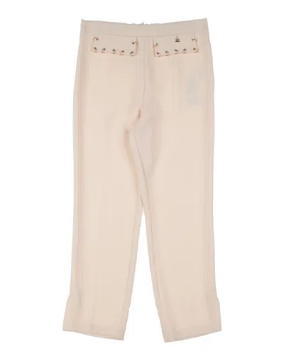 Elisabetta Franchi Babies'  Pants In White