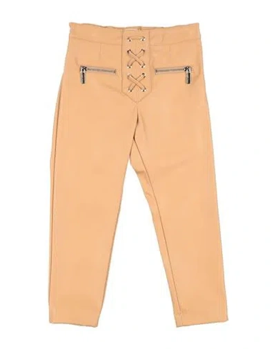 Elisabetta Franchi Babies'  Toddler Girl Pants Sand Size 6 Polyurethane, Polyester In Beige