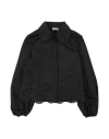 Elisabetta Franchi Toddler Girl Shirt Black Size 6 Cotton, Elastane, Polyester In Black