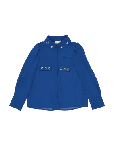 Elisabetta Franchi Babies' Shirts In Blue