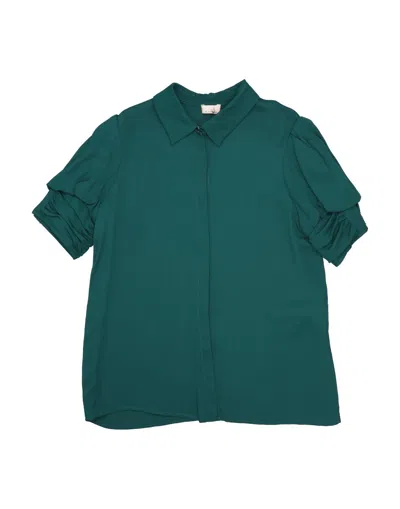 Elisabetta Franchi Babies'  Shirts In Green