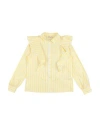 Elisabetta Franchi Toddler Girl Shirt Yellow Size 6 Cotton, Polyester In Yellow