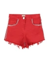 Elisabetta Franchi Toddler Girl Shorts & Bermuda Shorts Red Size 6 Cotton, Elastane In Red