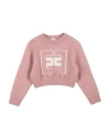 Elisabetta Franchi Babies'  Toddler Girl Sweater Antique Rose Size 3 Polyacrylic, Polyamide, Wool, Alpaca Woo In Pink