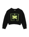 Elisabetta Franchi Babies'  Toddler Girl Sweater Black Size 4 Polyacrylic, Polyamide, Wool, Alpaca Wool, Elas