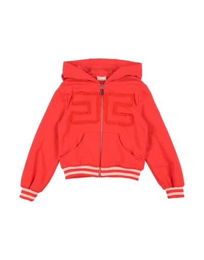 Elisabetta Franchi Babies' Sweatshirts In Red