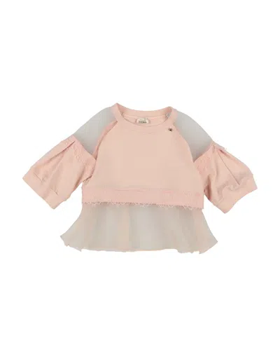 Elisabetta Franchi Babies'  Sweatshirts In Pink