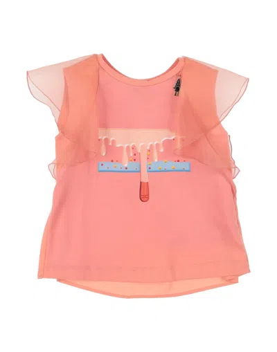 Elisabetta Franchi Babies'  T-shirts In Pink