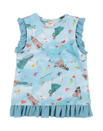 Elisabetta Franchi Babies'  T-shirts In Blue