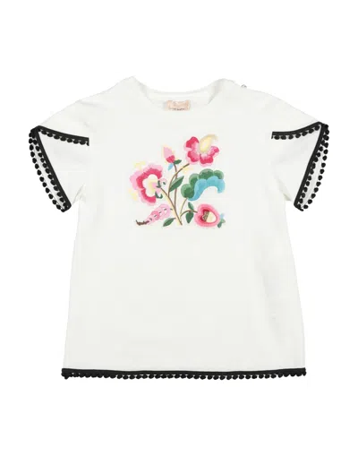Elisabetta Franchi Babies'  T-shirts In White