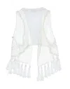 Elisabetta Franchi Wrap Cardigans In White