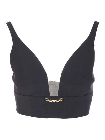 ELISABETTA FRANCHI TOP - NEGRO