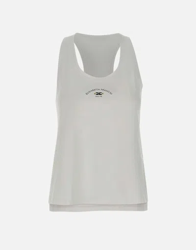 Elisabetta Franchi Top In White