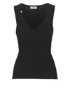 Elisabetta Franchi Top In Black