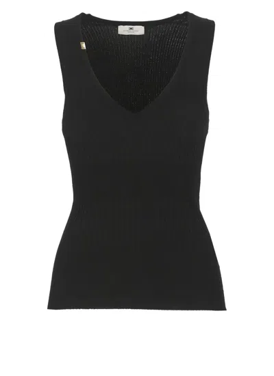 Elisabetta Franchi Top In Black
