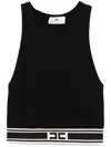 Elisabetta Franchi Top In Black