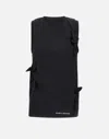 Elisabetta Franchi Sleeveless Top With Bows And Draping In Black