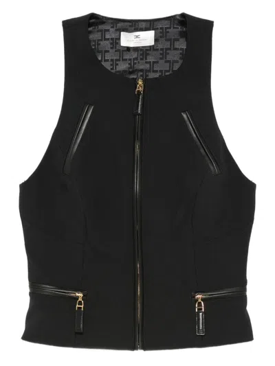 Elisabetta Franchi Top In Black