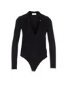 Elisabetta Franchi Chain-embellished Bodysuit In Black