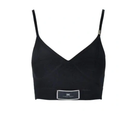 Elisabetta Franchi Balcony Top Tops Black