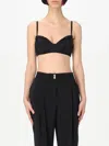 Elisabetta Franchi Bustier Top In Black
