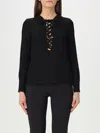 Elisabetta Franchi Lace Blouse In Black