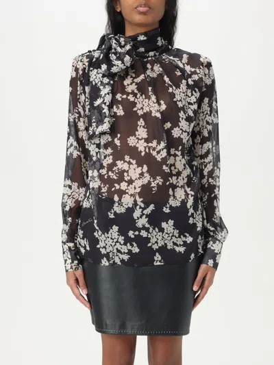 ELISABETTA FRANCHI TOP ELISABETTA FRANCHI WOMAN COLOR BLACK,g54808002