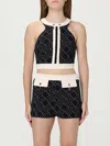 Elisabetta Franchi Top  Woman Color Black
