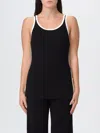Elisabetta Franchi Top Tricot In Black