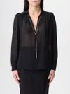 Elisabetta Franchi Viscose Shirt In Black