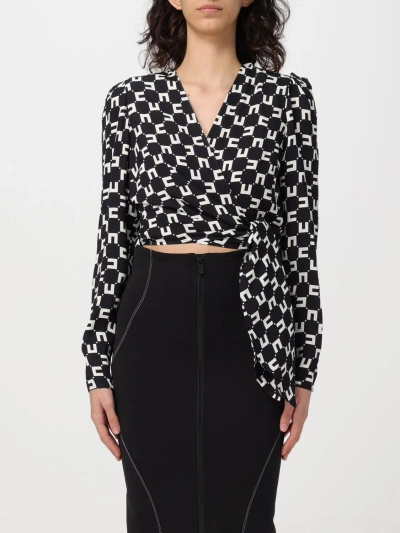 Elisabetta Franchi Top  Woman Color Black In Black