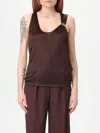 Elisabetta Franchi Top  Woman Color Brown