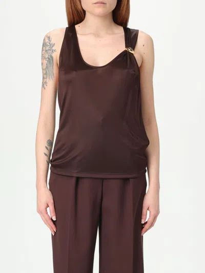 Elisabetta Franchi Top  Woman Color Brown In Brown