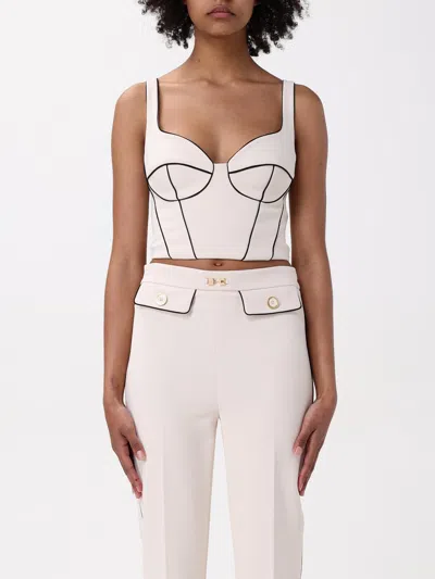 ELISABETTA FRANCHI TOP ELISABETTA FRANCHI WOMAN COLOR BUTTER,G54058152