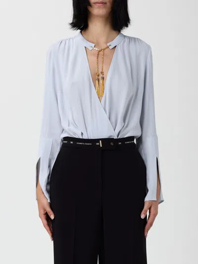 Elisabetta Franchi Top  Woman Color Ice In White