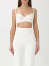 Elisabetta Franchi Top  Woman Color Ivory