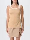 Elisabetta Franchi Top  Woman Color Ivory In Nude