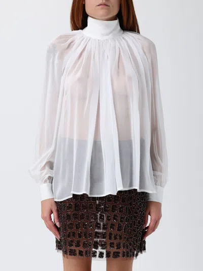 ELISABETTA FRANCHI TOP ELISABETTA FRANCHI WOMAN COLOR IVORY,H37871044