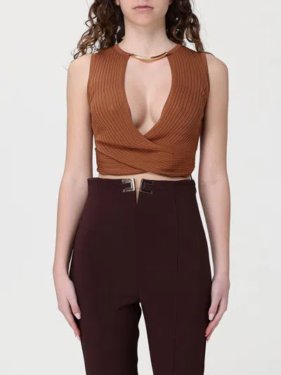 Elisabetta Franchi Top Woman In Brown