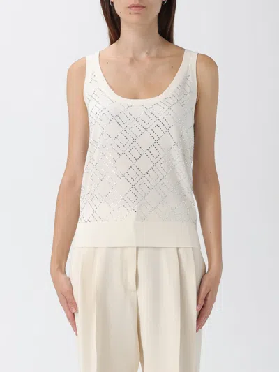 ELISABETTA FRANCHI TOP ELISABETTA FRANCHI WOMAN COLOR MILK,H27622246