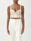 Elisabetta Franchi Top  Woman Color White
