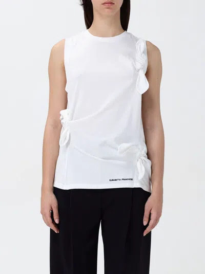 ELISABETTA FRANCHI TOP ELISABETTA FRANCHI WOMAN COLOR WHITE,g72589001