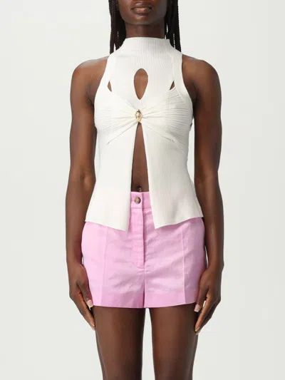 Elisabetta Franchi Top  Woman Color White