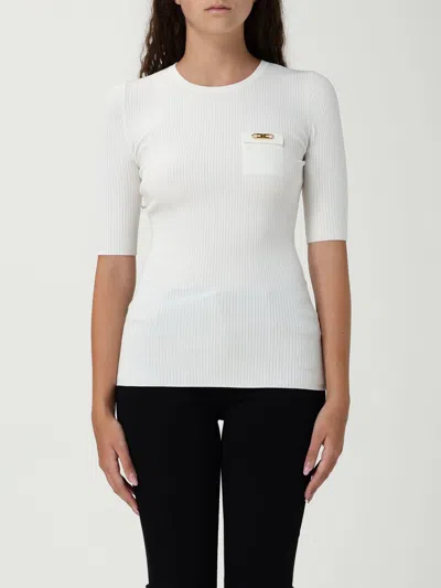 Elisabetta Franchi Top  Woman Color White